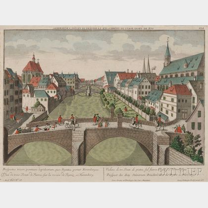 Nuremberg, View, Georg Balthasar Probst (1673-1748)