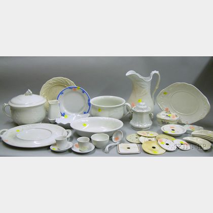 Approximately Thirty-three Pieces of Ironstone Tableware. 