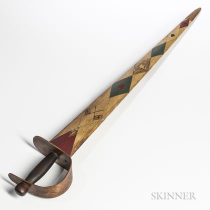 Paint-decorated Swordfish Bill Sword