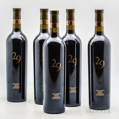 Vineyard 29 Aida Estate Cabernet Sauvignon 2007, 5 bottles 