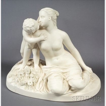 Minton Parian Figure of Childs Play