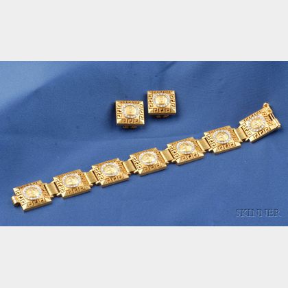 18kt Gold and Diamond Suite, Versace