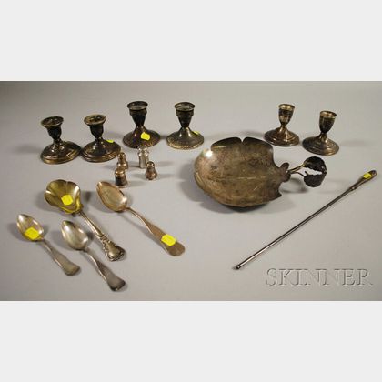 Sixteen Silver Flatware and Table Articles