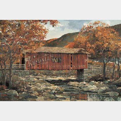 Eric Sloane (American, 1905-1985) Vermont Autumn