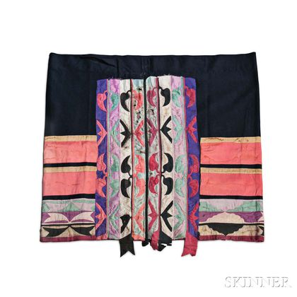 Great Lakes Silk Applique Woman's Skirt