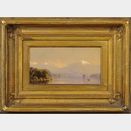 John Williamson (New York, 1826-1885) Summer Day on a Mountain Lake