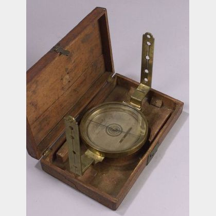 Brass Surveyor's Compass by T. Kendally