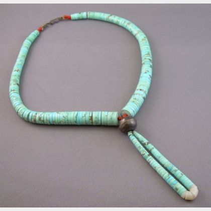 Southwestern 11-inch Turquoise Necklace