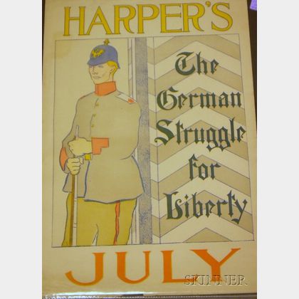 Unframed Edward Penfield Poster for Harper's July, 1895