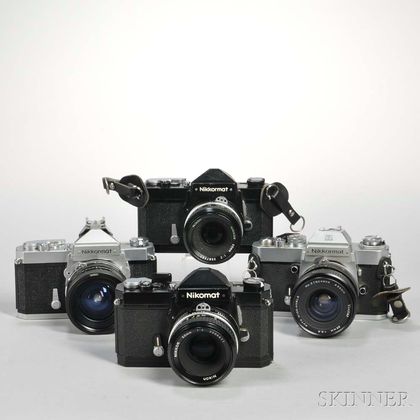 Four Nikkormat Cameras