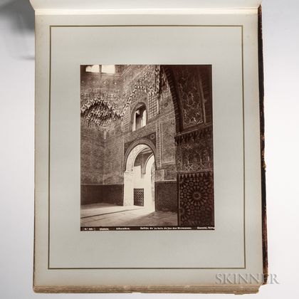 Garzon, Rafael (1863-1923) Grand Tour Photo Album: Granada, The Alhambra.