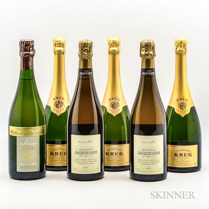 Mixed Non Vintage Champagne, 6 bottles 