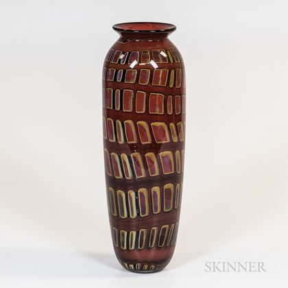 Rick Satava Art Glass Vase