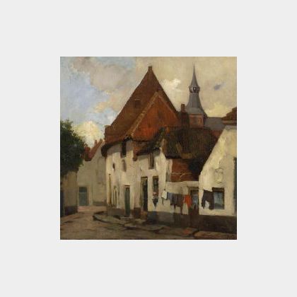 Jan van der Zee (Dutch, 1898-1988) The Village Street