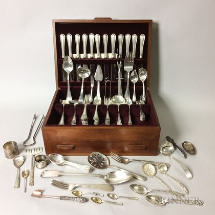 Large Group of Sterling Silver Flatware
