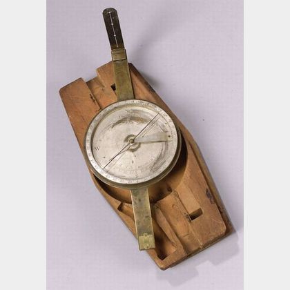 Brass Surveyor's Compass by Abner Dod