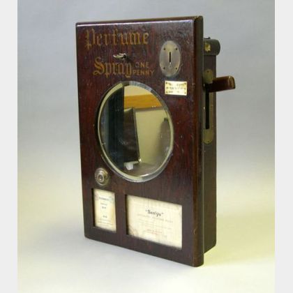 English Coin-Operated Perfume Dispenser