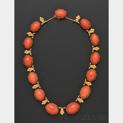 18kt Gold and Coral Necklace, Buccellati