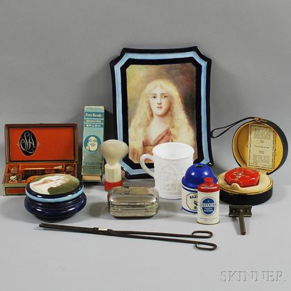 Group of Vintage and Antique Bathroom Accessories