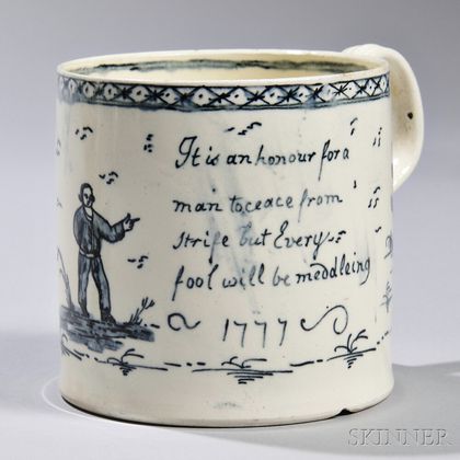 Creamware Ale Mug