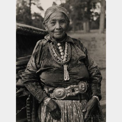 Southwest Photograph of a Navajo Woman by Laura Gilpin (1891-1979)