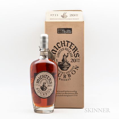 Michters 20 Years Old, 1 750ml bottle (oc) 