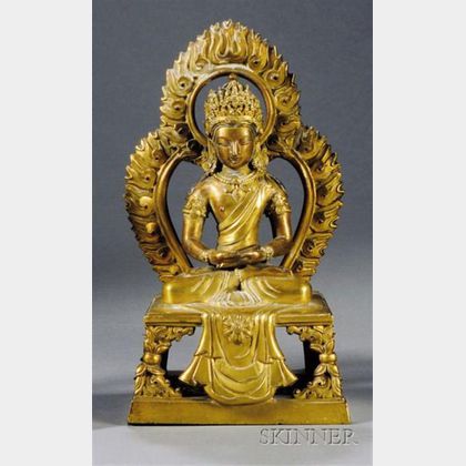 Gilt Bronze Figure of the Buddha