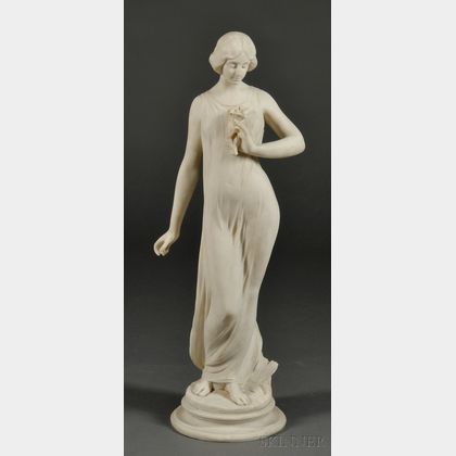 Stone Composition Figure of a Nymph