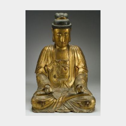 Wood Figure of the Buddha