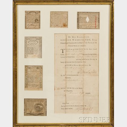 Revolutionary War Discharge Document Signed by George Washington