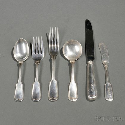 Towle Tipped Pattern Sterling Silver Flatware Service