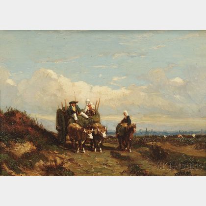 Louis Victor Le Gentile (French, 1815-1889) Going to Market