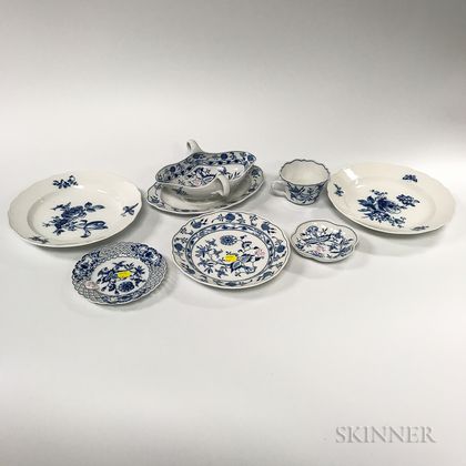 Group of Meissen Porcelain Tableware
