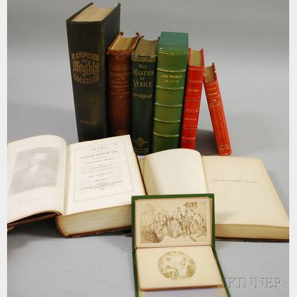Collection of Nine Miscellaneous Titles with Decorative Bindings