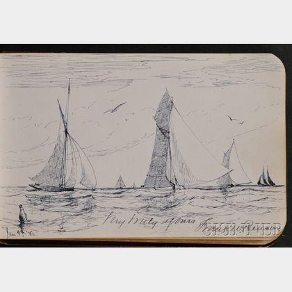 (Autograph/Sketchbook, Salem, Massachusetts),Benson, Frank Weston (1862-1951)