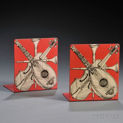 Pair of Fornasetti Bookends 