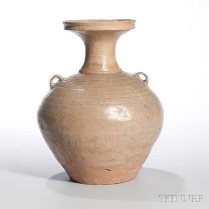 Celadon-glazed Pottery Jar