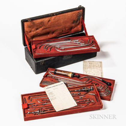 Early French Urological Traveling Set