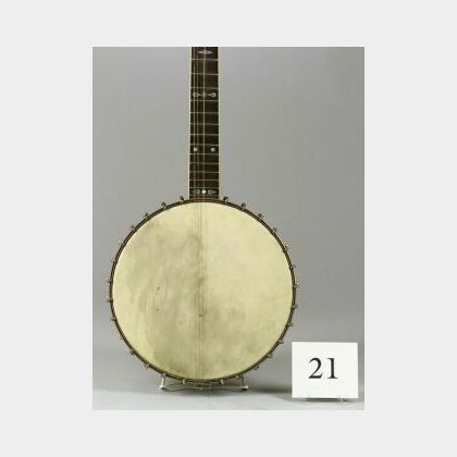 American Five-String Banjo, A.C. Fairbanks Company, Boston, c. 1910, Model Electric