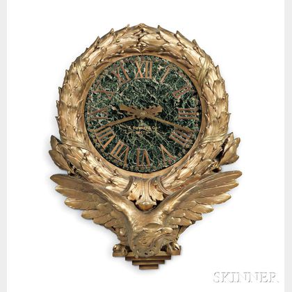 E. Howard & Company Custom-order Carved and Gilded Gallery Clock