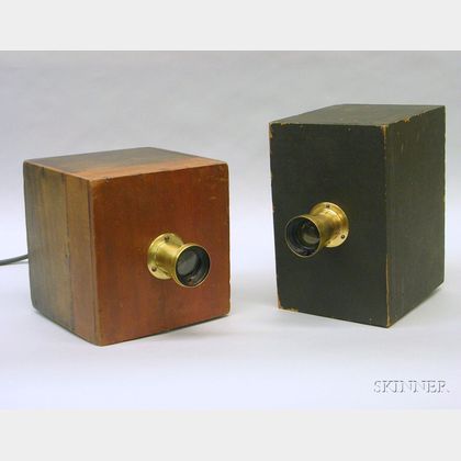 Two Disguised Squirt Cameras by DeMoulin & Bros.