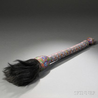 Ink Brush with Cloisonne Handle