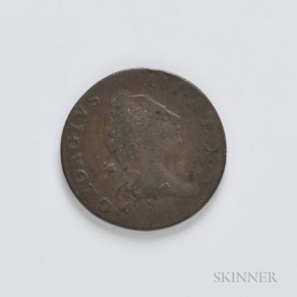 1773 Virginia Half Penny