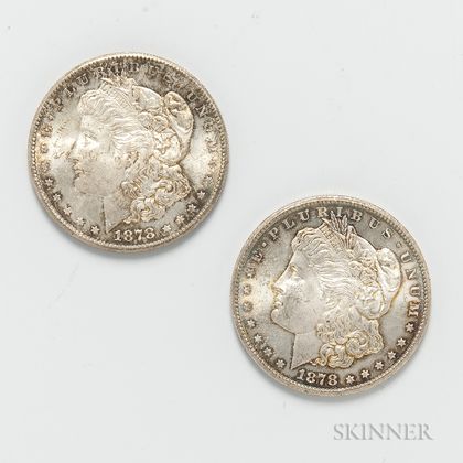 1878-CC and 1878-S Morgan Dollars