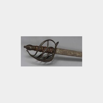 Georgian Basket-hilted Broad Sword