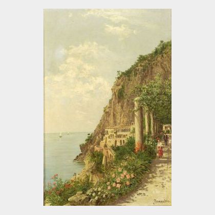 Antonietta Brandeis (b. Bohemia 1849-d. 1920) Amalfi Coast