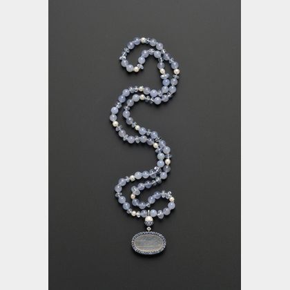 Antique Islamic Intaglio and Gem-set Pendant Necklace, JAR, Paris