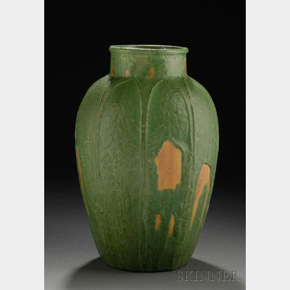 Large Grueby Pottery Vase