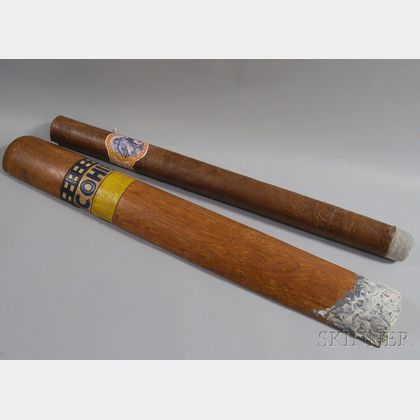Two Cigar Trade Signs