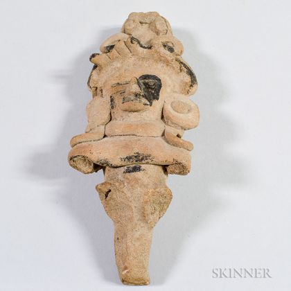 Pre-Columbian Figurative Pottery Whistle